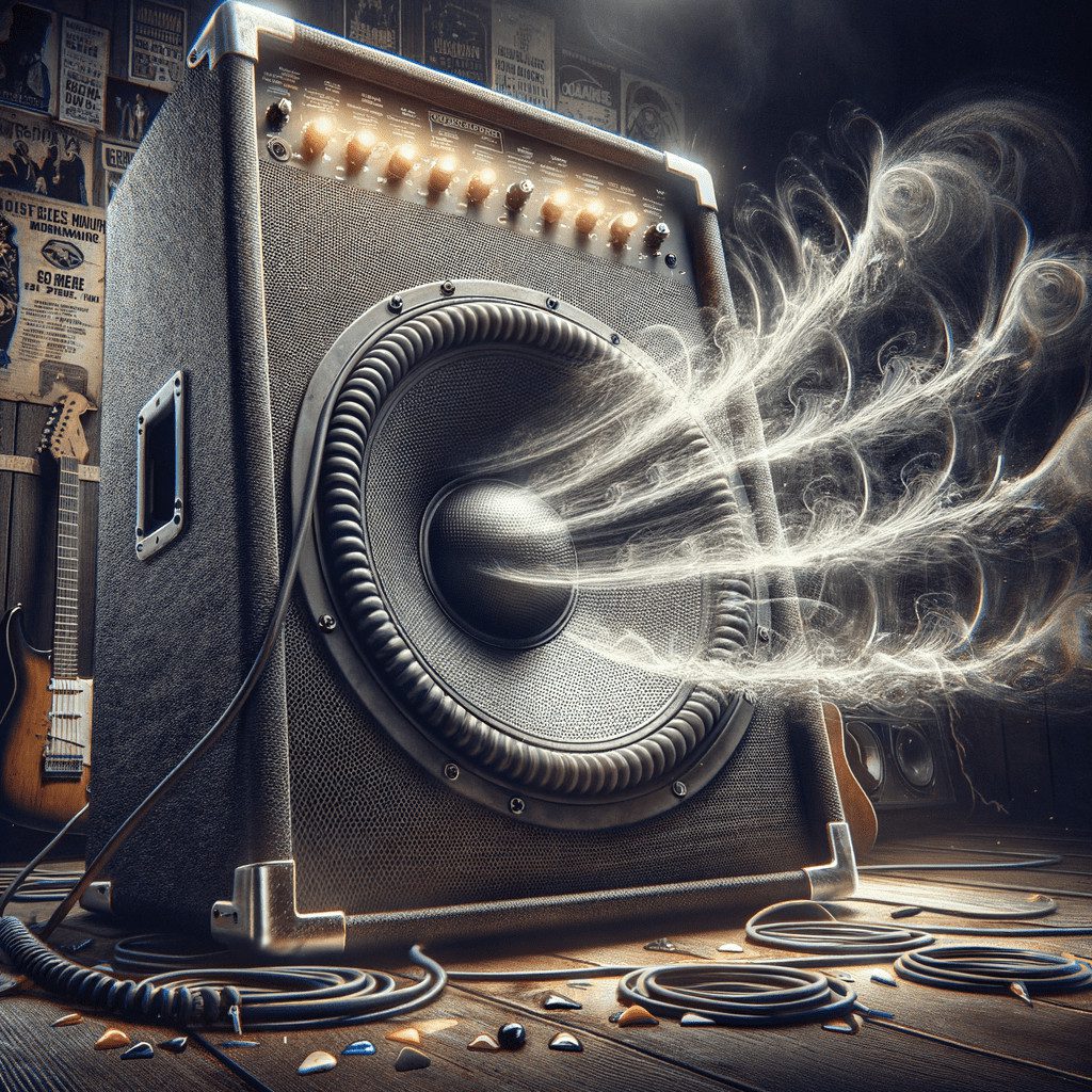 Loud guitar speaker.